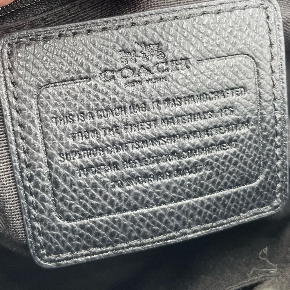 Coach Mini Bennett Satchel Bag Purse Signature Coated Canvas Leather Crossbody - Picture 7 of 13